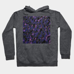 Camouflage - gray and purple pink Hoodie